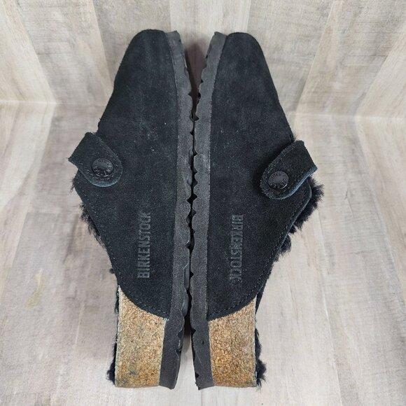 Birkenstock Size 39 Boston Shearling Leather Clogs - Picture 8 of 13